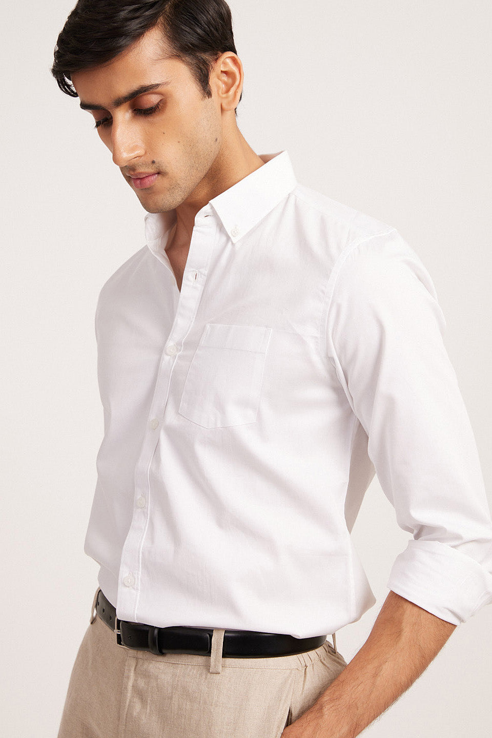 The Classic Buttondown Shirt True White | Mens T-Shirts | Creatures of Habit