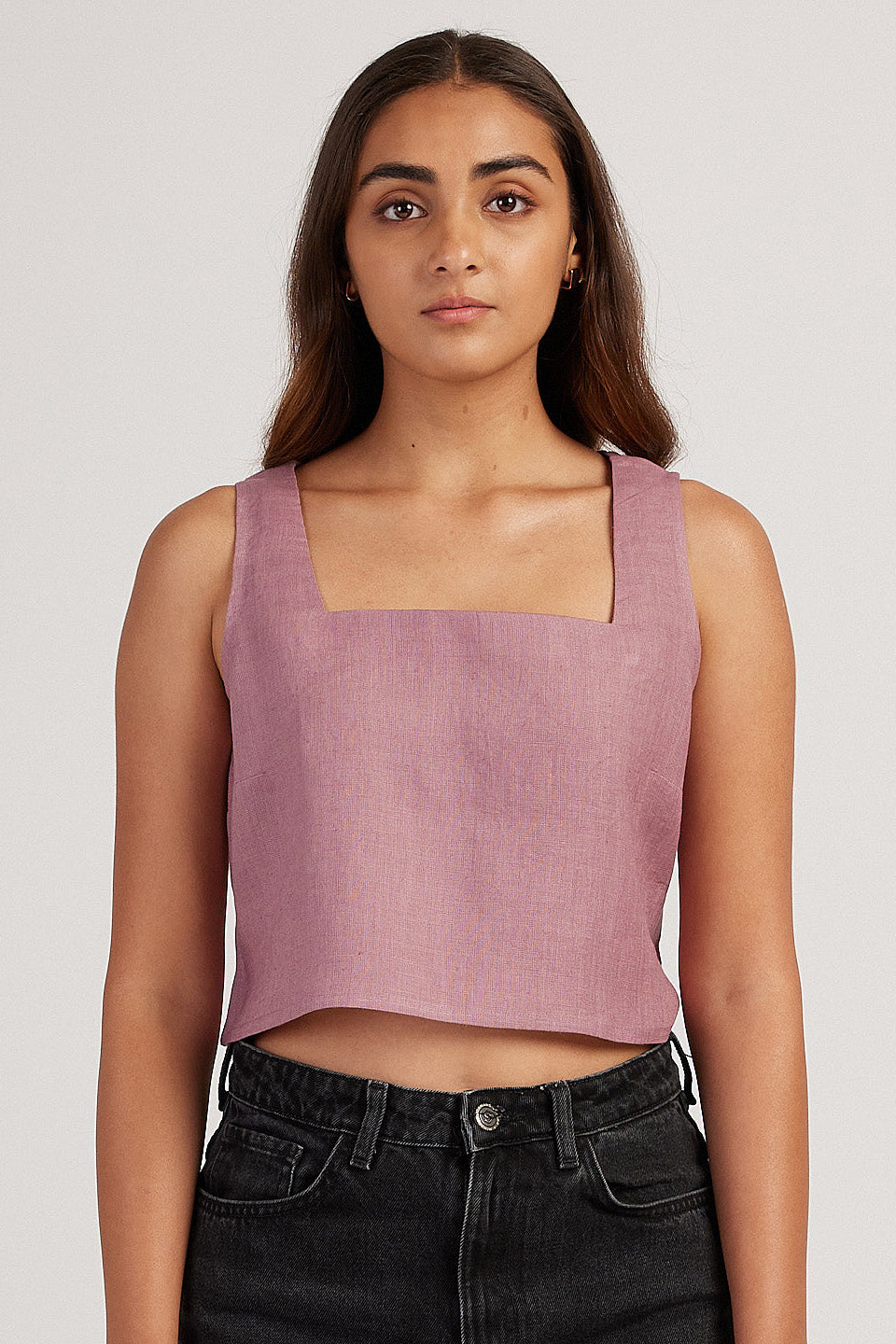 The Linen Crop Tank | Creatures of Habit
