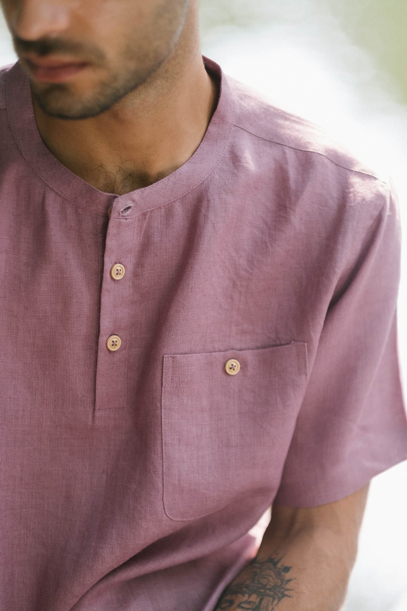 The Linen Bandhgala | Creatures of Habit