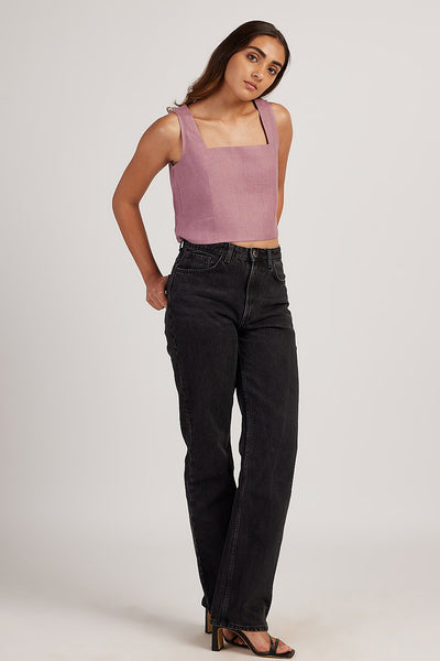 The Linen Crop Tank | Creatures of Habit