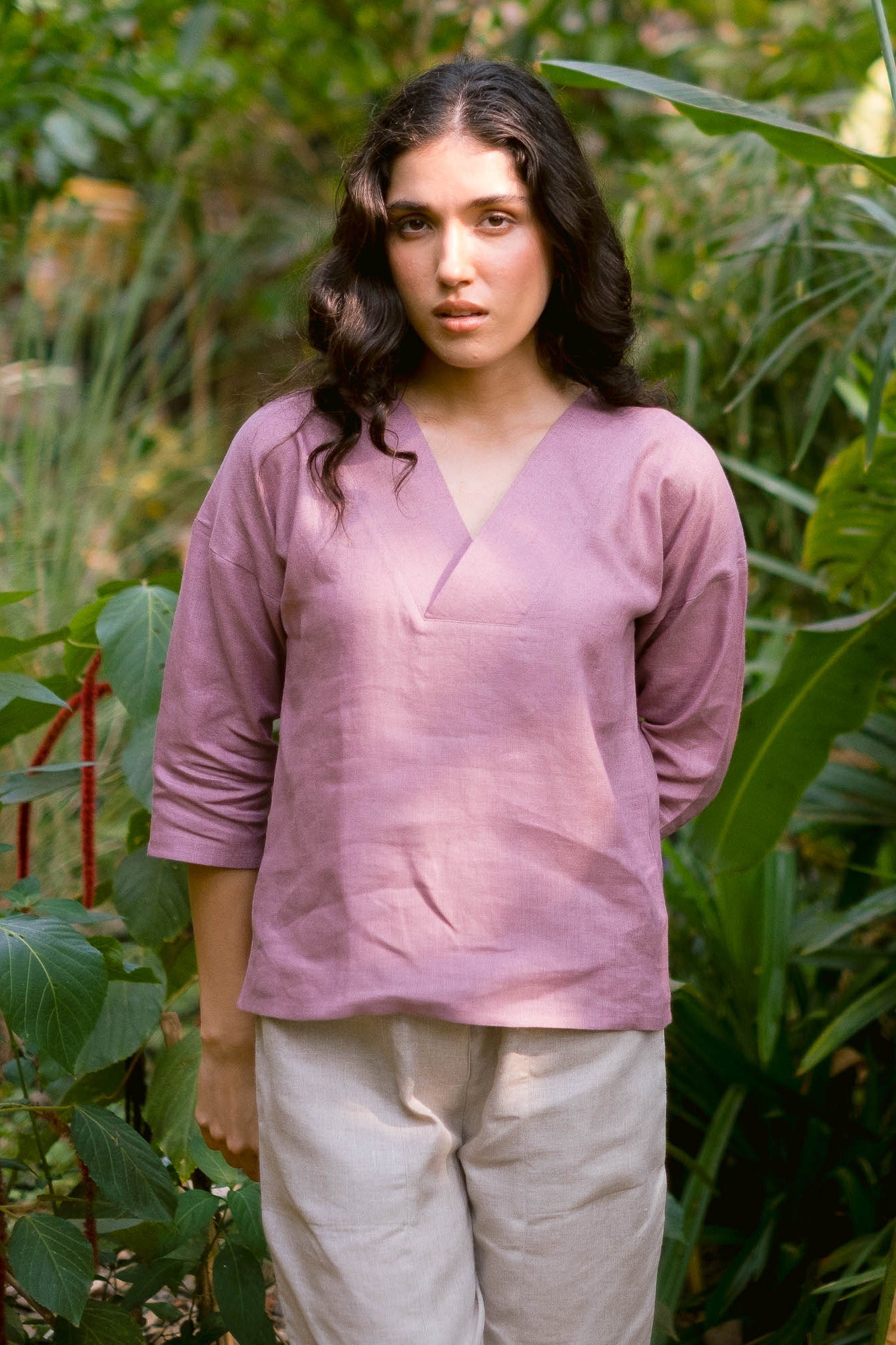 The Linen V Neck Top | Creatures of Habit