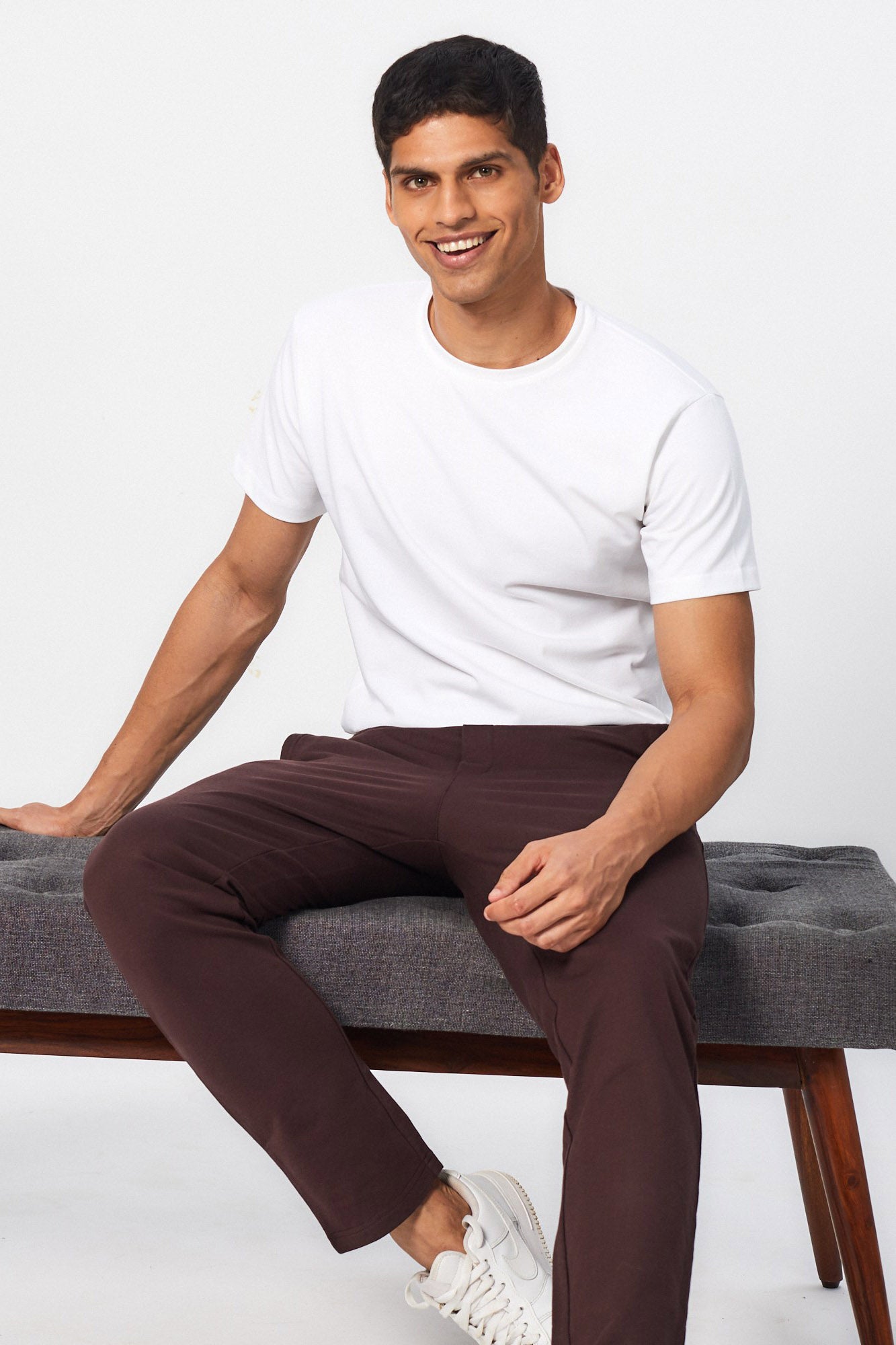Pima French Terry Pants Walnut Brown | Mens Pants | Creatures of Habit