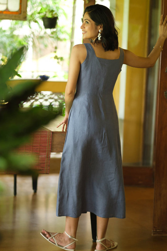 The Linen Midi Dress | Creatures of Habit