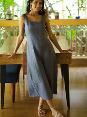 Linen Midi Dress