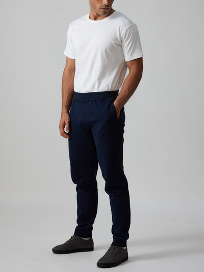 The Brushed Terry Joggers Deep Sea Blue | Mens Joggers | Creatures of Habit